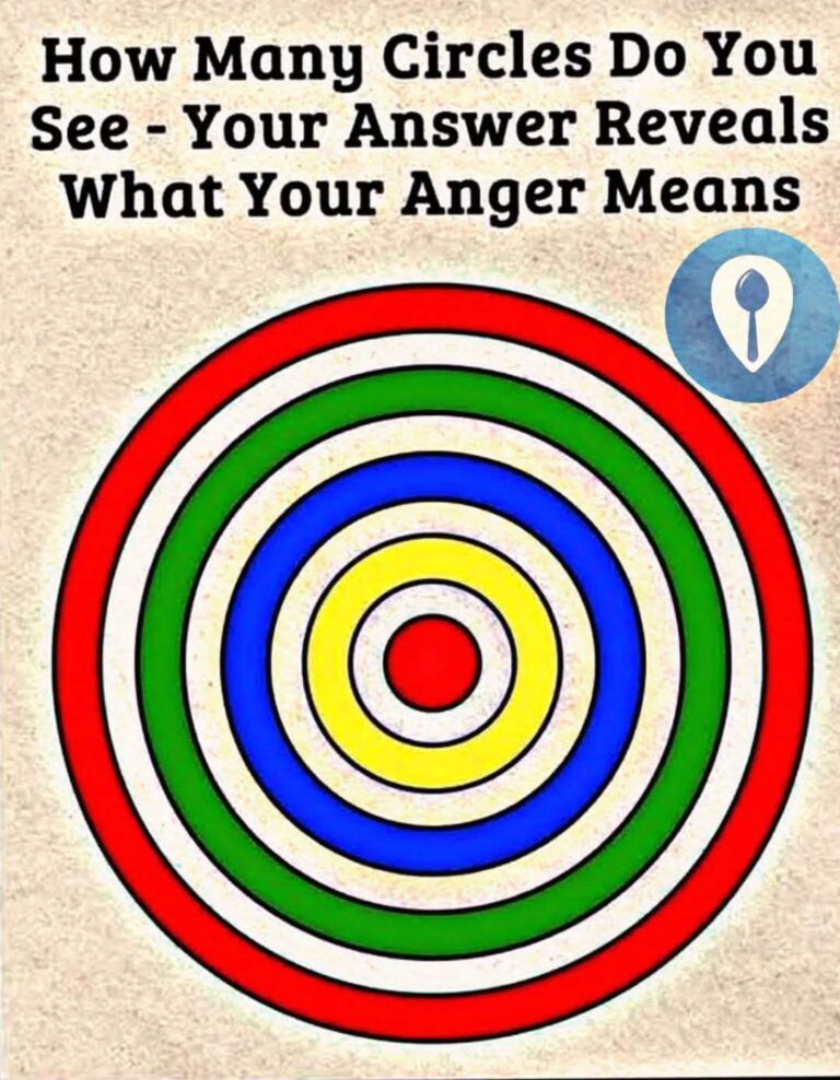 What the number of circles you see reveals about your angry personality