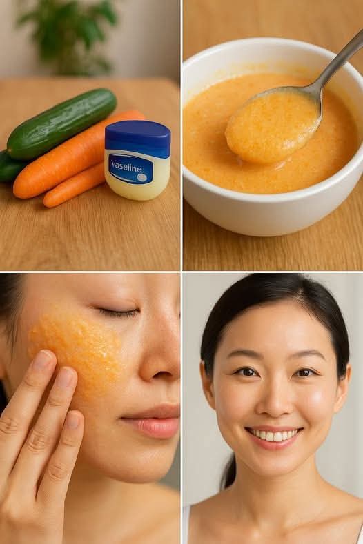 Vaseline, Carrots, and Cucumber – Get Rid of Wrinkles in Just 3 Minutes