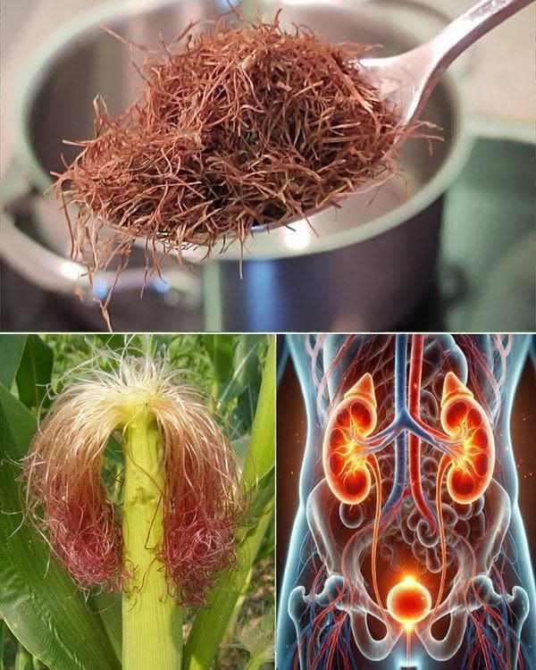 Golden corn tea to cleanse the kidneys and support the urinary system