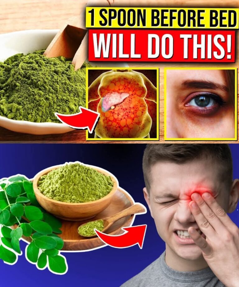 1 Spoonful Of Moringa Powder BEFORE BED Has These 9 Powerful Health Benefits!