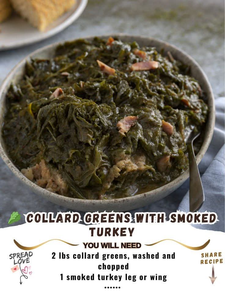 🥬 Collard Greens with Smoked Turkey