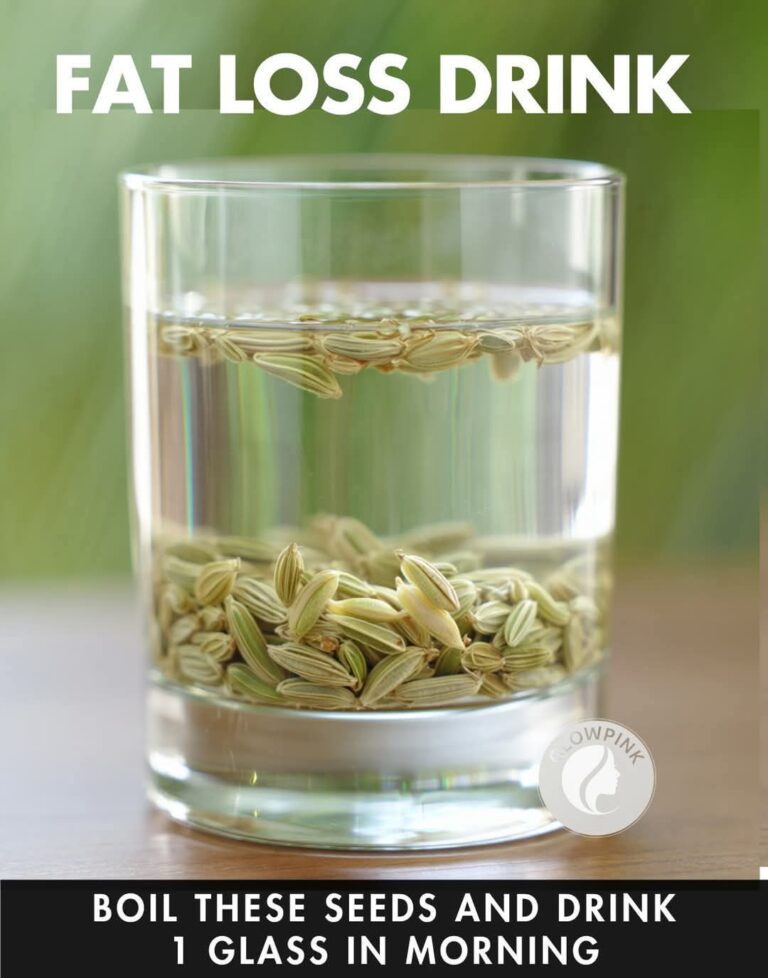 Fennel seed drink to burn fat and cleanse the body