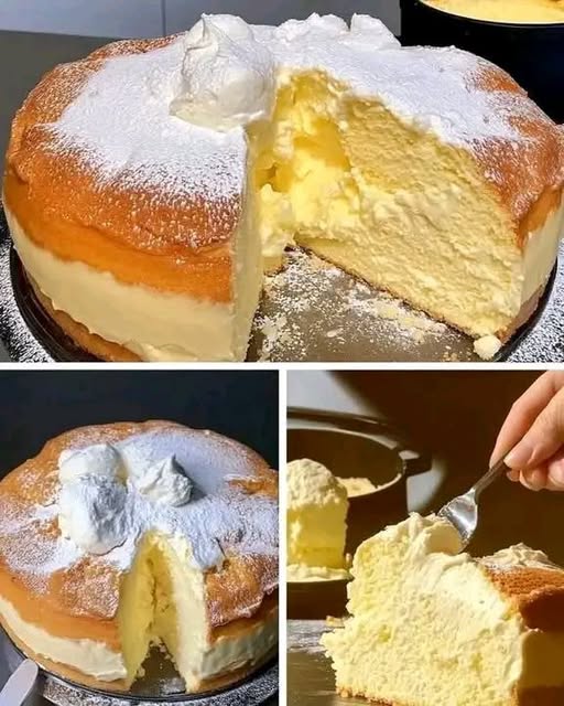Classic Vanilla Butter Cake with Buttermilk Sauce