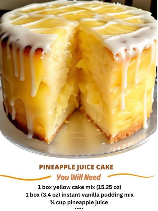 Pineapple Juice Cake