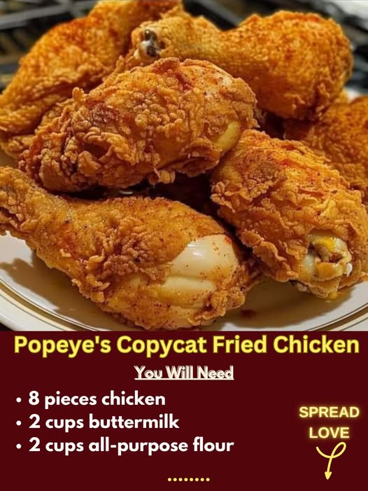 Popeye’s CopyCat Fried Chicken