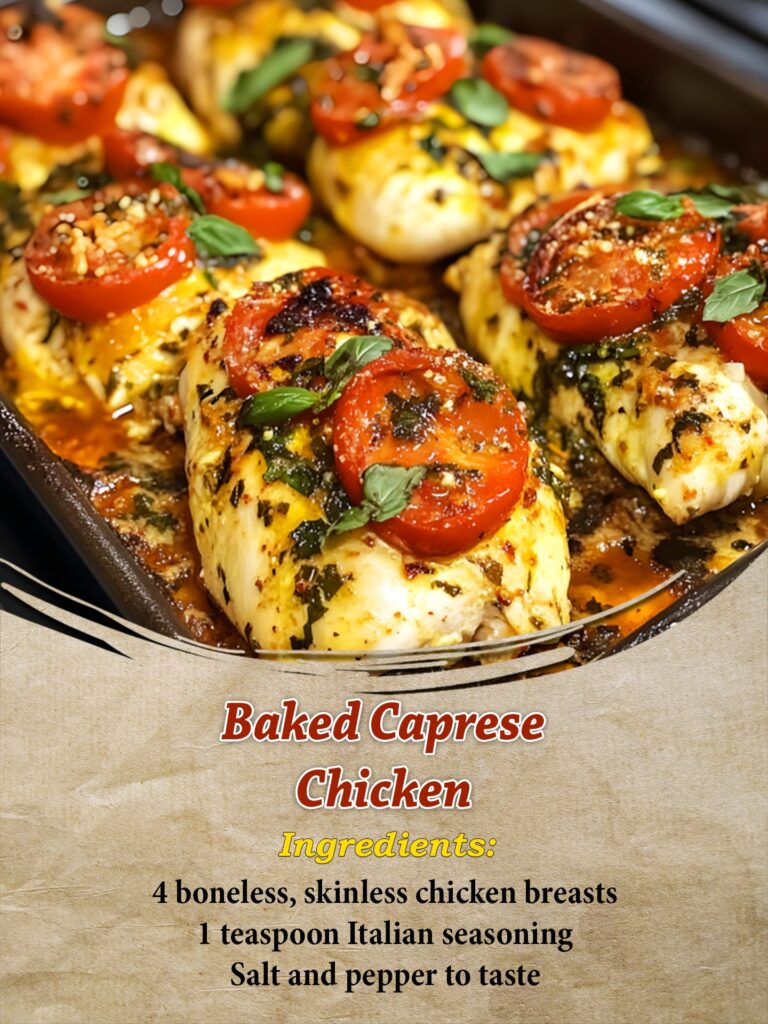Baked Caprese Chicken