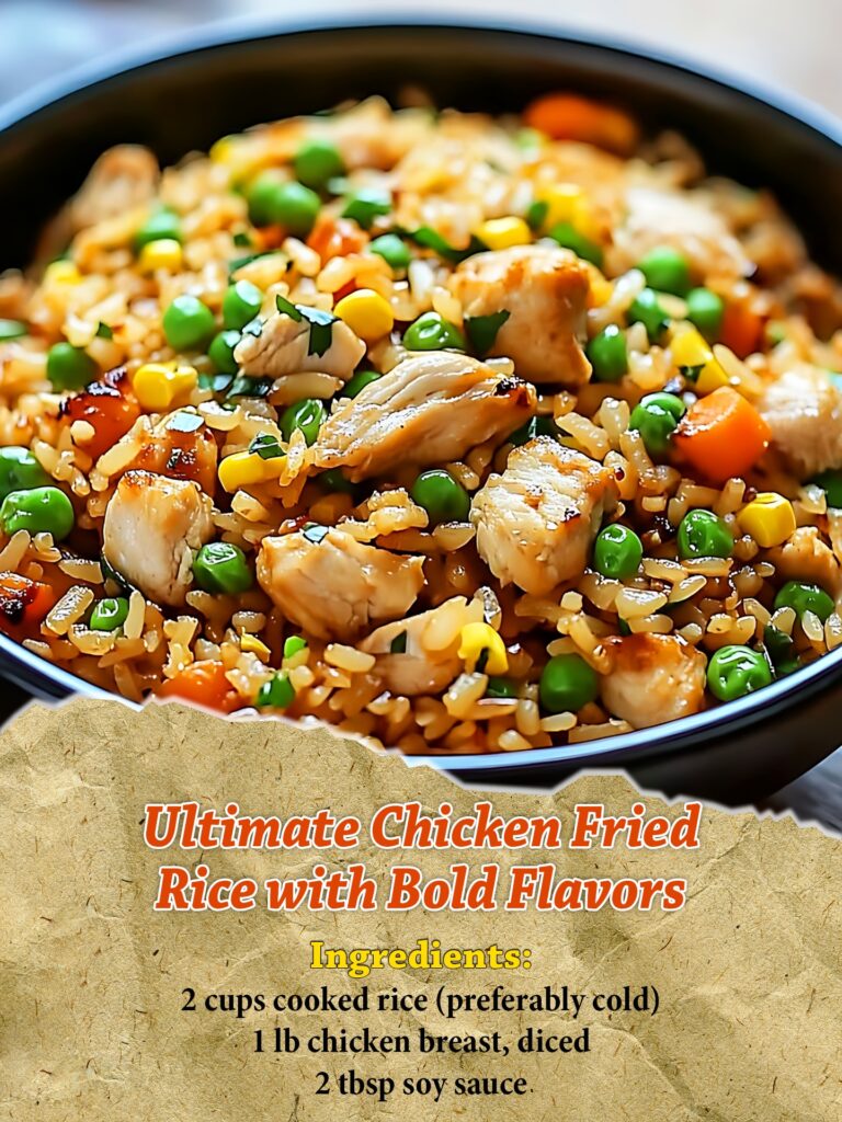 Ultimate Chicken Fried Rice with Bold Flavors