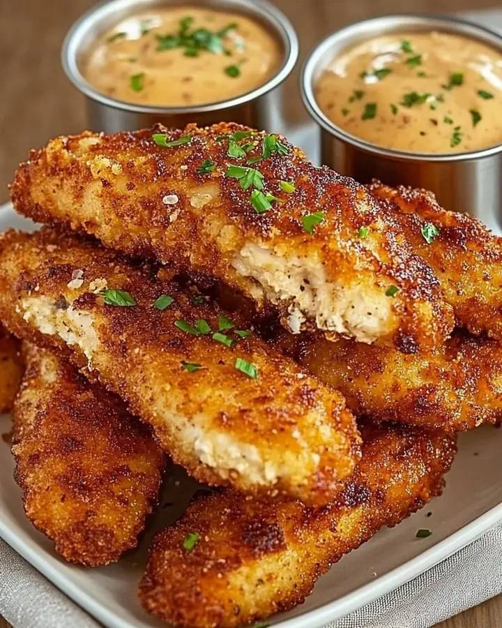 Crispy Parmesan Chicken Tenders