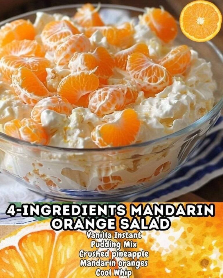 4-Ingredients Mandarin Orange Salad