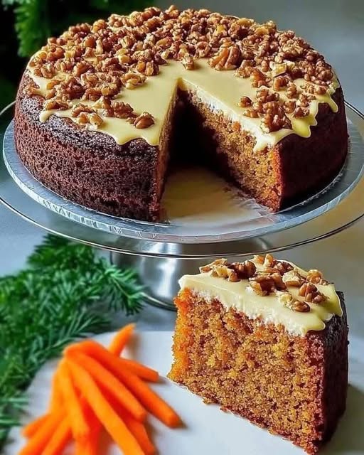 Carrot Walnut Cake! You will make this cake every day