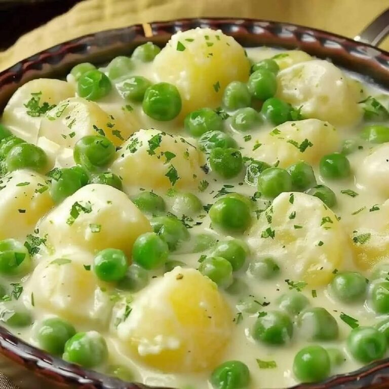Creamed Potatoes and Peas!!!!