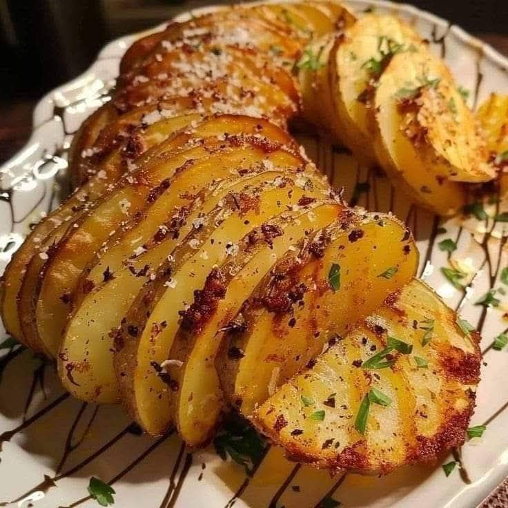 SLICED BAKED POTATOES