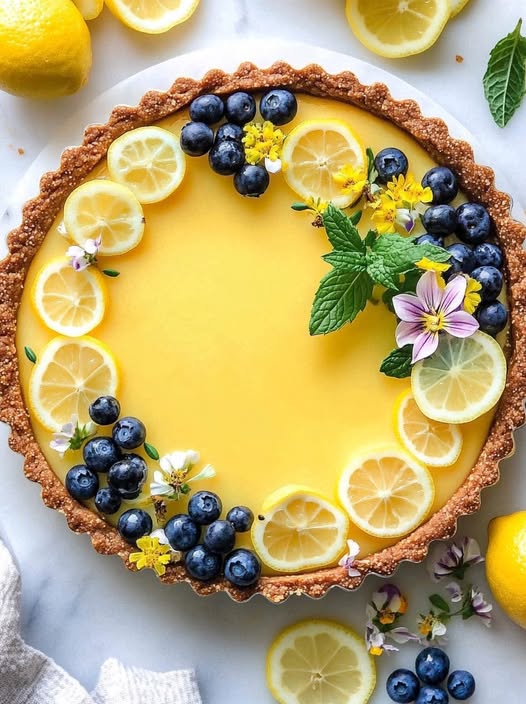 No-Bake Lemon Tart 