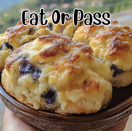 Sweet Blueberry Biscuits