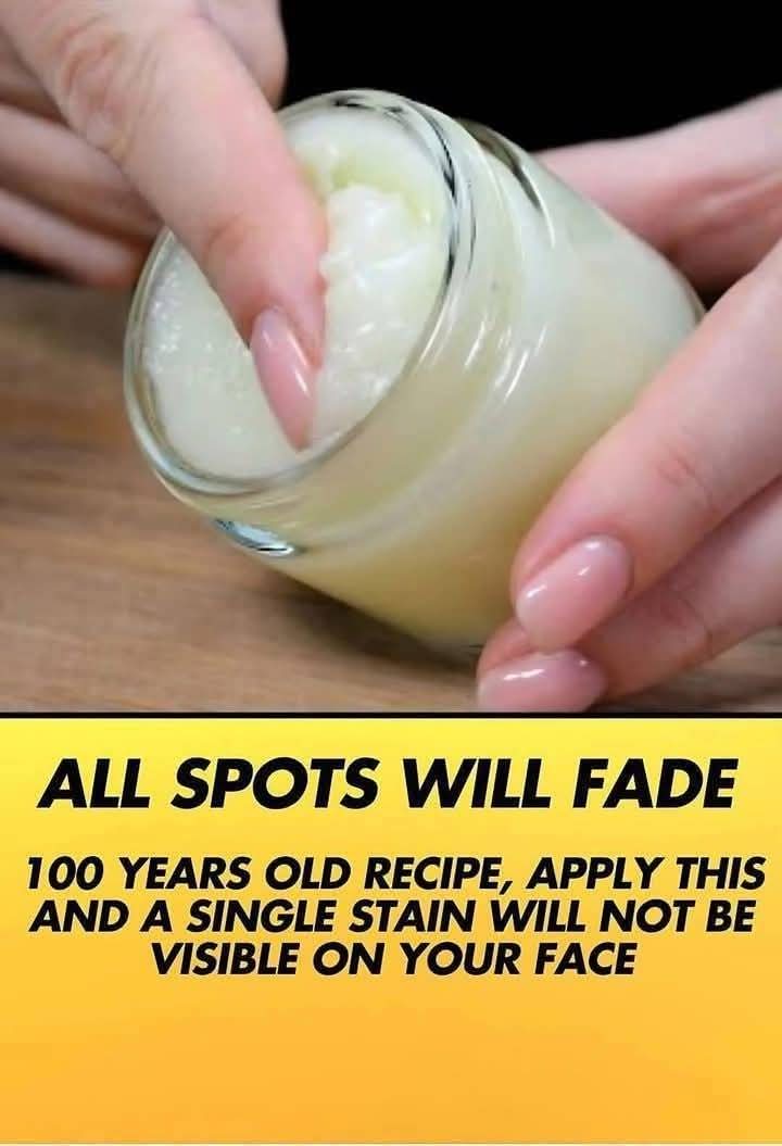 An ancient natural recipe for removing spots and lightening the skin