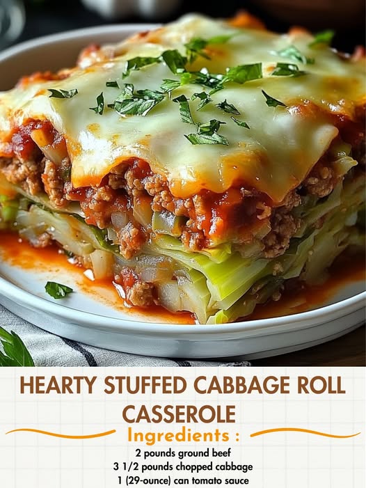 Stuffed Cabbage Roll Casserole Recipe