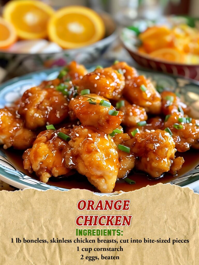 ORANGE CHICKEN