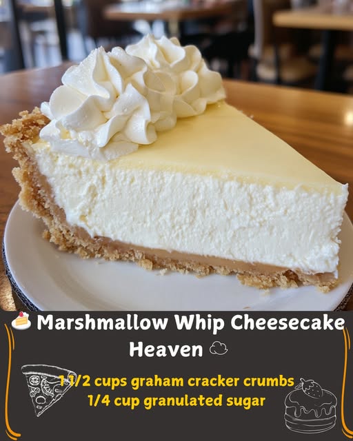 Marshmallow Whip Cheesecake Heaven