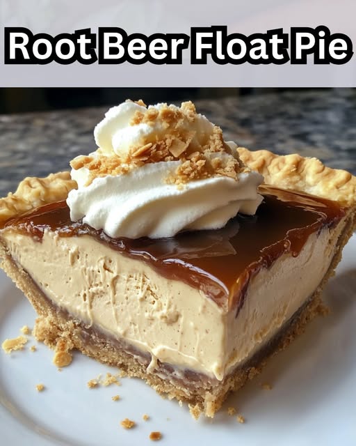 Creamy Root Beer Float Pie