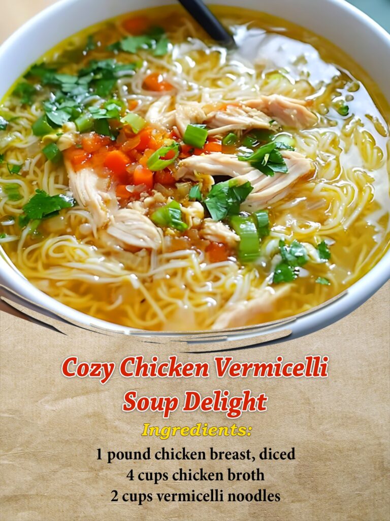 Cozy Chicken Vermicelli Soup Delight