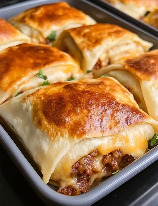 Loaded Cheesy Pocket Tacos