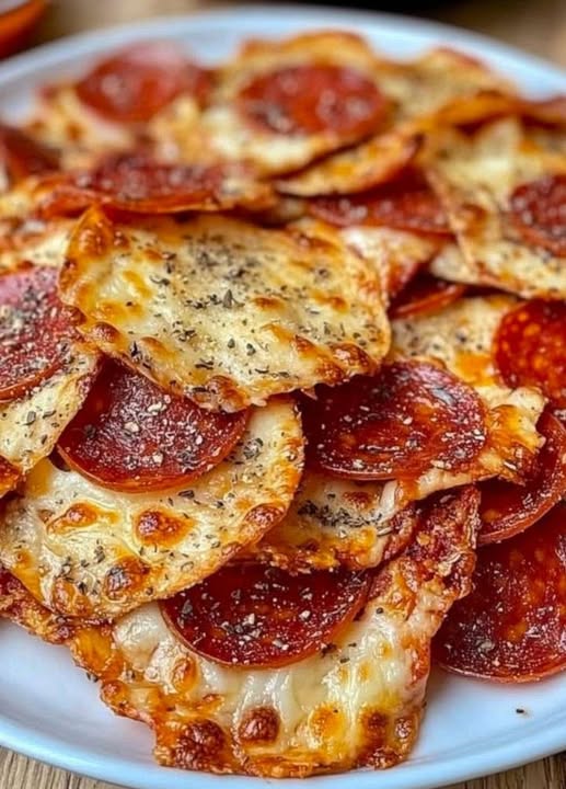 Satisfy Your Snack Cravings with 2-Ingredient Pizza Chips