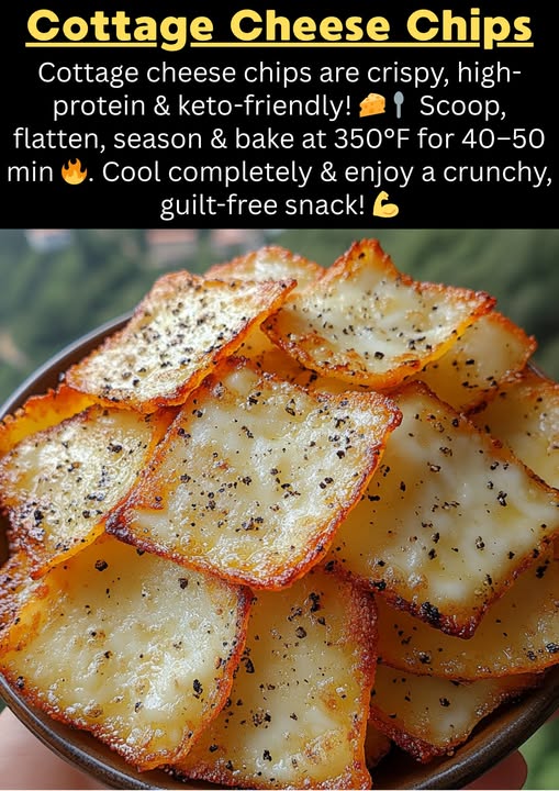 Crispy Cottage Cheese Chips: The Ultimate High-Protein Snack
