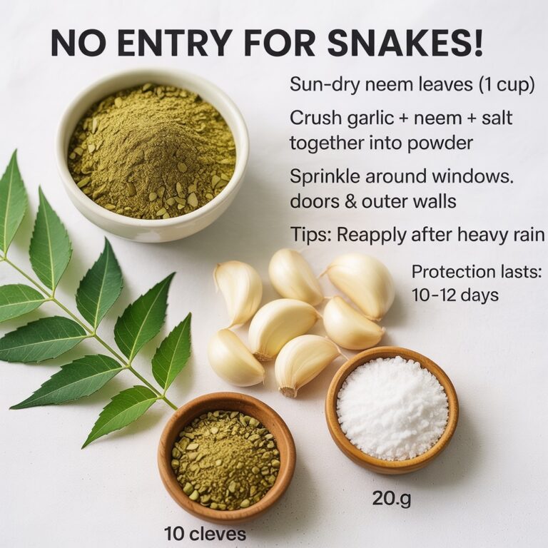 Snakes won’t dare cross this powder line