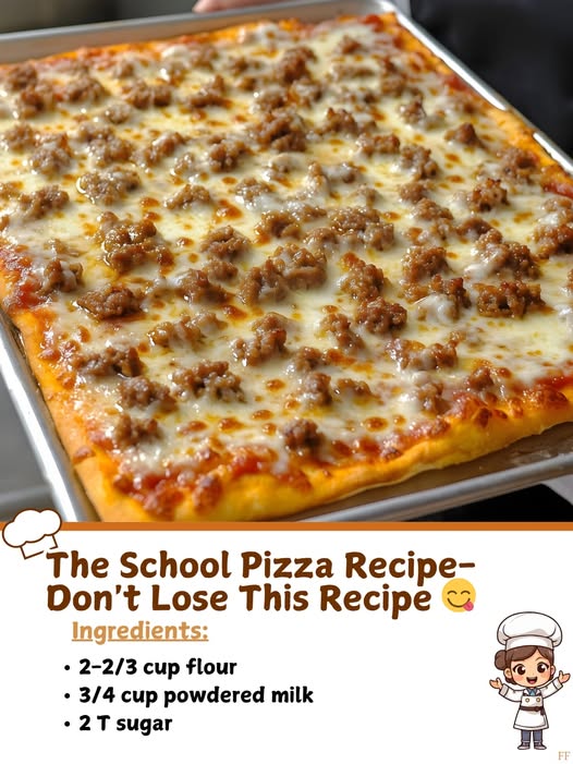 The School Pizza Recipe