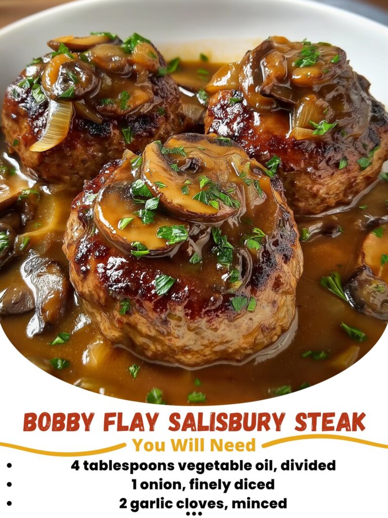 Juicy Bobby Flay Salisbury Steak