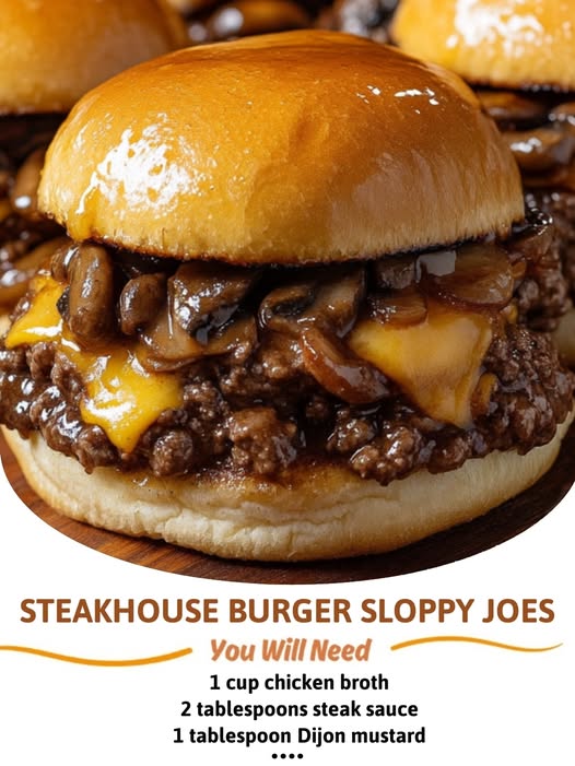 Steakhouse Burger Sloppy Joes