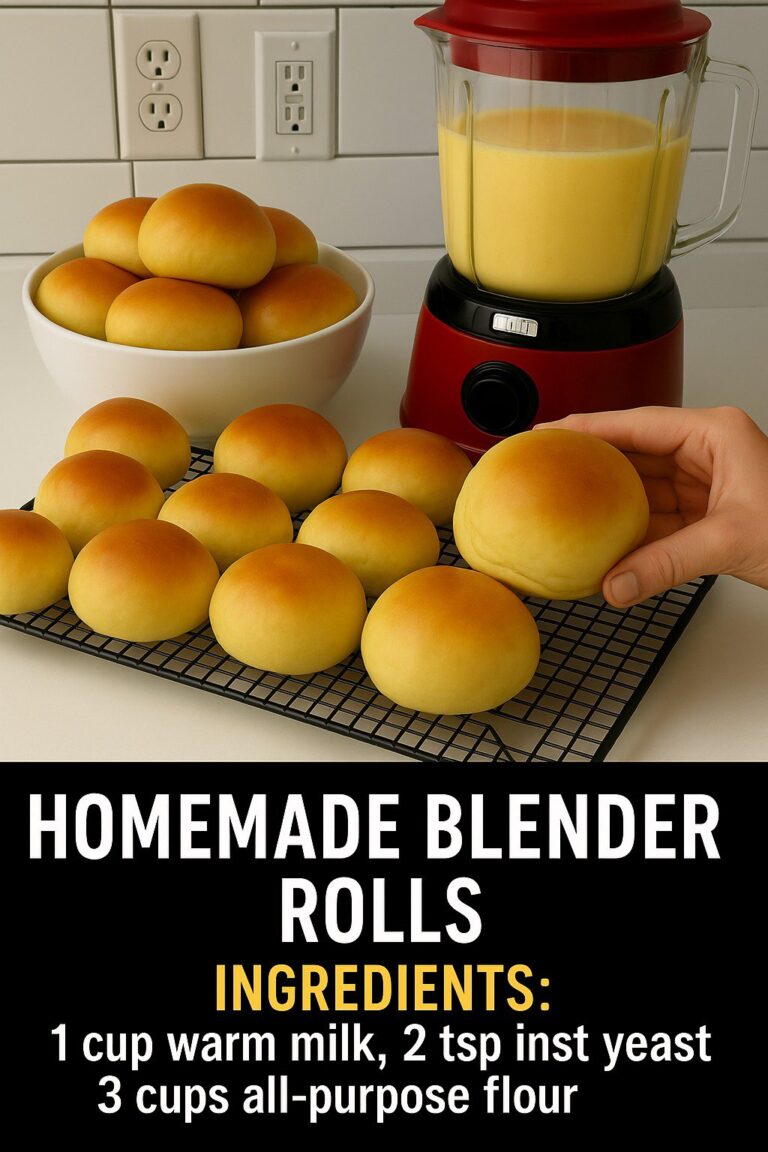 Blender Bread Rolls 