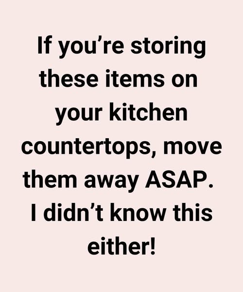 🚫 The 10 Things You Should Never Store on Your Kitchen Countertops