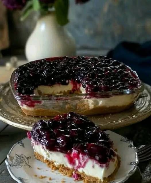 Fresh Blueberry Cheesecake