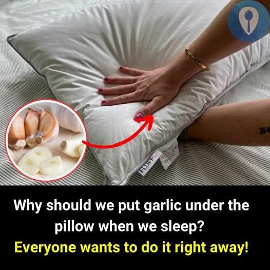 Put a clove of garlic under your pillow before bed and see what happens!