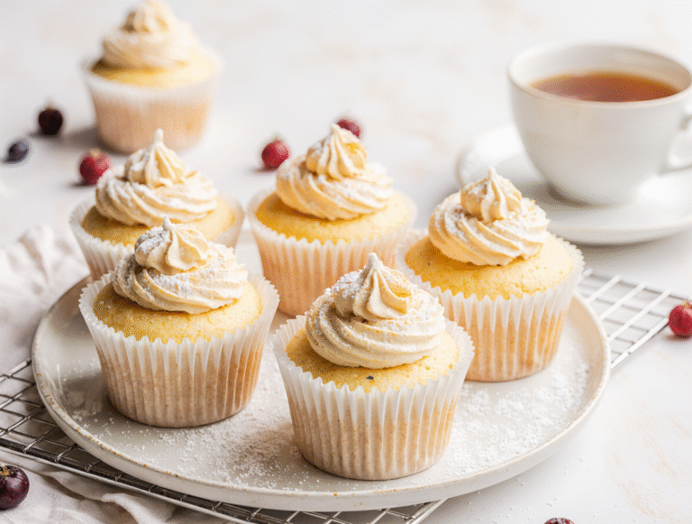 🍰 Fluffy Japanese Cotton Cheesecake Cupcakes